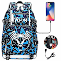 Miniatyrbild 1 av 4: Venom Fashion Tryckt Usb Ungdoms Skolväska (2-117) Color-7