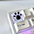 Miniatyrbild 2 av 5: Tangentbordstangent Kattfotdyna Transparent Bakgrundsbelysning RGB WASD Pil ESC Tangent OEM XDA Cherry Profil Mx Switch Sky 4 Pcs