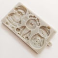 Miniatyrbillede 3 af 5: Jul Overflod Form Snemand Julemand Rensdyr Silikone Slik Chokolade Form Bageværktøj