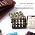 Miniatyrbilde 5 av 5: Sjokoladeformer, Mini Sjokolade Silikonformer, 12 Hulrom Non-Stick Fondantform, Lett å Løsne, for Hjemmelagde Sjokolader, Praliner, Godteri, Vafler