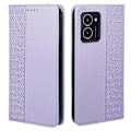 Pikkukuva 1 / 5: Yhteensopiva HMD Pulse / Pulse+ Kotelo Lompakko Nahkainen Puhelinkotelo Onnenapila Kuviointi LightPurple