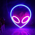Miniatyrbild 4 av 5: Alien Neonljus LED Väggdekorativ Alien Neonskylt Hängande Lampor USB Eller Batteri Nattlampor Lys Upp För Sovrum Barnrum Bar Lekrum Födelsedag Chr
