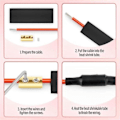 Miniatyrbillede 4 af 5: 10 stk. 8Awg 60A Hurtig Ledningsforbindelsesterminal, Ledningsstik med Skruer og Termoplast T