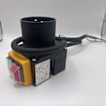 Miniatyrbild 3 av 5: KOA7 250V 12A Vedklyv Elektromagnetisk Knappbrytare HCK3T Stockkapningsmaskin