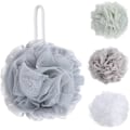 Miniatyrbillede 4 af 5: 4-pak Mesh Pouf Badesvamp - Mesh Loofah Krops-eksfolierende Brusebold Badesvamp