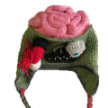 Miniatyrbild 4 av 5: Bomhcs Zombie Eyes Stickad Mössa Party Halloween Kostym Tillbehör Present Hatt (s För Barn 48-50cm, L För Vuxen 53-61cm) S