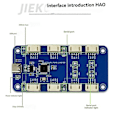 Miniatyrbild 3 av 5: CH344Q USB Typ C till 8-vägs TTL Seriell Modul 8-Kanalig Seriell Port UART Multi-Kanalig Seriell Port E