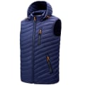 Pikkukuva 4 / 4: Iso Koko M-6XL Miesten Liivi Takki Syksy Talvi Liivi Yksivärinen Miesten Hupullinen Hihaton Takki Black 6XL