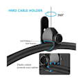 Miniatyrbild 4 av 5: VR Headset System för VR Infällbart Takrullsystem Virtuell Verklighet Tillbehör, Svart