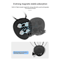 Miniatyrbillede 2 af 5: Magnetisk nakkestrop Hold Mount Magnetisk brystbeslag til GO3S / Action 5pro Sports kamera tilbehør