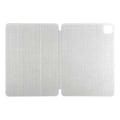 Miniatyrbild 2 av 5: Kompatibelt Fodral för iPad Pro 11 (2024) PU Läder Tri-fold Ställ Magnetisk Stängning Tablet Skydd Grey