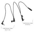 Miniatyrbillede 2 af 5: Daisy Chain-kabel 1 til guitar effektpedal tilbehør 9V DC adapter stik strømkabel