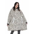 Miniatyrbillede 1 af 5: Oversized Hættetrøjer Sweatshirt Kvinder Vinter Hættetrøjer Fleece Kæmpe Tv Tæppe Med Ærmer Pullover Oversize Dame Hættetrøjer Sweatshirts style 21