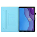 Miniatyrbillede 2 af 5: Kompatibel med Lenovo Tab M10 HD Gen 2 Stødsikkert Etui PU Læder Flip Cover Mønsterprint Anti-Drop Tablet Shell