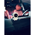 Miniatyrbild 2 av 5: Astronautfläkt, Portabel Mini Halsbandsfri Bladlös Tyst Turbofläkt, USB Uppladdningsbart Litiumbatteri, 360 Justerbart Luftutsläpp (Vit Astronautfläkt)