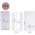 Miniatyrbillede 2 af 5: A6 Budget Organizer Binder Kontantkuvert, 60 stk. Udgifts Tracker Budgetark 6 stk. Lynlås Kontantpose
