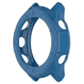 Miniatyrbild 5 av 5: Kompatibel För Garmin Forerunner 255 Mjukt TPU Klockskydd Utskuren Design Anti-Repor Skyddande Ram DarkBlue