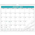 Miniatyrbild 1 av 5: Kalender 2022 - Väggkalender 2022 från januari 2022 till december 2022, 12-månaderskalender med julianskt datum, 37,5 x 29,2 cm, tjockt papper för organisering