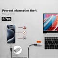 Miniatyrbilde 2 av 3: USB Datablokker og USB C Datablokker Gjennomsiktig Type A og Type C Datablokker Typec to typec