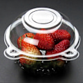 Miniatyrbillede 3 af 5: 100 Stykker Gennemsigtig Plastik Enkelt Cupcake Kageboks Muffin Dome Holder Boks