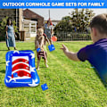 Miniatyrbild 3 av 5: Uppblåsbar Pool Cornhole Set Kastspel, Poolleksaker för Barn Vuxna Utomhus Strandleksaker