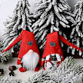 Pikkukuva 5 / 5: Joulutonttu Skandinaavinen joulukoriste tomte nisse, Ruotsalainen tonttu, Joulukoriste, Ruotsalainen joulupukkisetti, 2 kpl