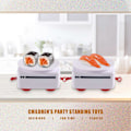 Miniatyrbillede 3 af 5: Sushi Tog Roterende Sushi Legetøjsbane Transportbånd Roterende Bord Børne Mad Tog Sæt DIY Sushi Fremstilling