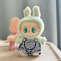 Miniatyrbild 1 av 5: Original Andra Generationens Labubu Monster Have A Seat Serie Söt Docka Kläderleksak Ornament Endast Kläder Söt Dockleksak Present[jkw] 23
