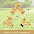 Miniatyrbilde 3 av 5: Messingfordeler, 3/4\" Hagekran Y-splitter Dobbel Slangekobling 2 Veisgold1stk