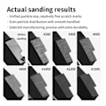 Miniatyrbillede 3 af 5: Slibesvamp Sæt Slibeudstyr Til Modelbygger Hobby Bygge Værktøj DIY Sandpapir Slibning Og Polering Xsp-800