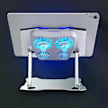 Miniatyrbilde 3 av 4: Gaming Nettbrettstativ med 4 Vifter Justerbart Ergonomisk Lavt Støynivå Fritt Løfteholder for iPad Nettbrett Brakett Spill Nettbrettholder