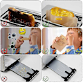 Miniatyrbillede 4 af 4: Non-stick Genanvendelig Toasterpose, 9 Vaskbare Teflon Toastposer, 16*16,5cm