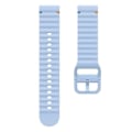 Miniatyrbillede 2 af 4: 22 mm silikone rem kompatibel med Xiaomi Watch S4 Sport / Redmi Watch 5 Active bølgedesign urrem LightBlue