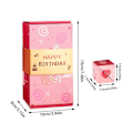 Miniatyrbild 2 av 5: DIY-låda Härlig Överraskning Exploderande Par-låda Hållbar Jul Kärlek Årsdag Alla Hjärtans Dag Flickvän Kärleksgåva För Årsdag Pink HAPPY BIRTHDAY