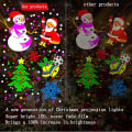 Miniatyrbilde 4 av 5: Scene LED Snøfnugglys Hvit Snøstormprojektor Julestemning Høytidsfest Spesielle Laserlamper Utendørs Innendørs Dekor EU Plug