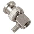 Miniatyrbild 2 av 5: 3X BNC Hane Kontakt Rätvinklig Krymp för RG58 RG400 RFC195 RF Koax Adapter Anslutning, Silver