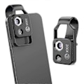 Miniatyrbillede 4 af 5: 200X Forstørrelses Telefon Mikroskop Linse med LED Lys til iPhone Android Smartphones, Bærbar Makro Kamera Linse