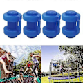 Miniatyrbild 3 av 4: 8 st Trampolinskydd Stolpehatt PE Studsmatta Skyddskåpa För Nät