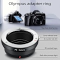 Miniatyrbild 4 av 5: -/3 Adapterring för objektiv till 4/3 M43 kamerahus för -D E-M5 E-Pm2 E-Pl5 Gx1 Gx7 Gf5 G5 G3