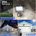 Pikkukuva 4 / 5: Ulkokäyttöön tarkoitettu LED-valonheitin liiketunnistimella 20W, 24 LED-valonheitin IP65 vedenpitävä ulkovalaistus 6500K 220v kohdevalo puutarhaan, patiolle, autotalliin, ulkotiloihin L