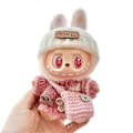 Pikkukuva 1 / 5: 17cm Mini-nuken vaatteet asusteet Labubu-neulepusero hattu olkalaukku vaatteet Labubu-nukelle A7