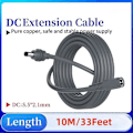 Miniatyrbillede 2 af 5: For Mini DC Han til Hun Adapter Kabel Kort Kabel 10 meter