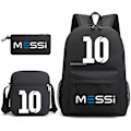 Pikkukuva 2 / 5: Jalkapallo Messi Unisex Koululaukku Opiskelijan Reppu multi