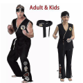 Miniatyrbild 3 av 3: Anime Spel Kof Kostym Cobra Kai Val Armorr Karate Uniform_y_oo 140 cm