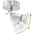 Miniatyrbilde 2 av 5: Lumare Taklampe GU10 6W - 400lm LED Taklampe AC 230V - 120 Varmhvit Taklampe