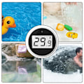 Miniatyrbillede 4 af 5: Digitalt Flydende Badetermometer med Timer