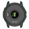 Miniatyrbild 4 av 5: Kompatibel För Garmin Forerunner 255 Mjukt TPU Klockskydd Utskuren Design Anti-Repor Skyddande Ram Green