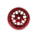 Miniatyrbilde 4 av 5: 2.2 Metall Beadlock Felg Hjulnav for 1/10 RC Crawler Bil Axial SCX10 Wraith Capra RR10 RBX10 TRX4, Brun