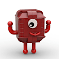 Pikkukuva 1 / 5: Moc 2023 Cartoon Numberblocks Yksi Rakennuspalikkalelu Tee-se-itse Koulutus Numero Numerot Lore Elokuva Tv Palikat Lelut Lasten Lahja