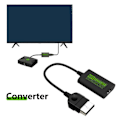 Miniatyrbilde 3 av 5: For Xbox til HDMI-kompatibel Konverter Digital Video Lyd Adapter
